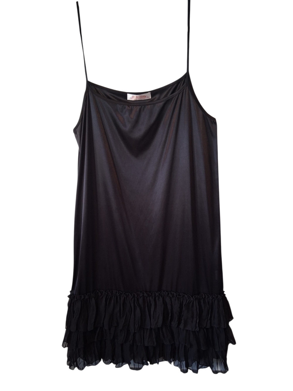 Melody Ruffle Combo Satin Full Slip/Dress Extender Size Large